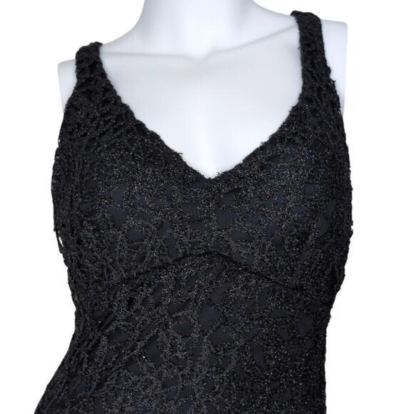 Lace Mermaid Evening Gown 4 Maxi Dress Open Back Formal Elegant Glam Occasion - Picture 3 of 7